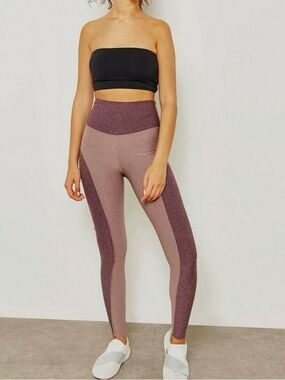 Nike Colorblock High-Waist Leggings Power Sculpt Hyper Studio Ht Training Tights